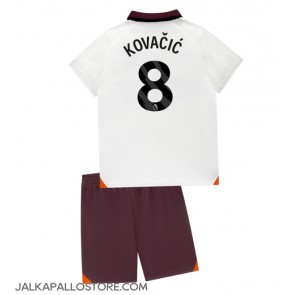 Manchester City Mateo Kovacic #8 Vieraspaita Lapsille 2023-24 Lyhythihainen (+ shortsit)